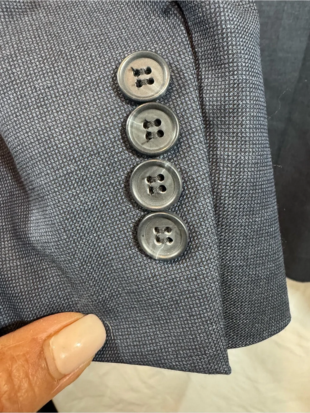 Brooks Brothers Classic Men's Navy Blazer - Two-Button Formal Sport Coat 50 R